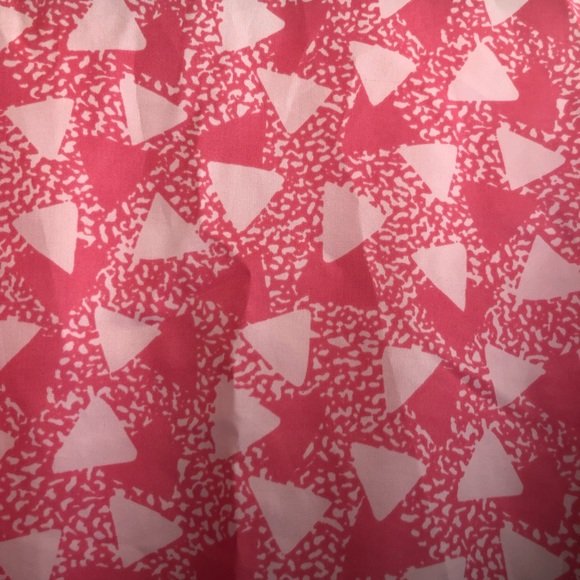 Vintage Funky Geometric 70s/80s Pink Button Up Long Sleeve Top by Devon - Picture 7 of 7